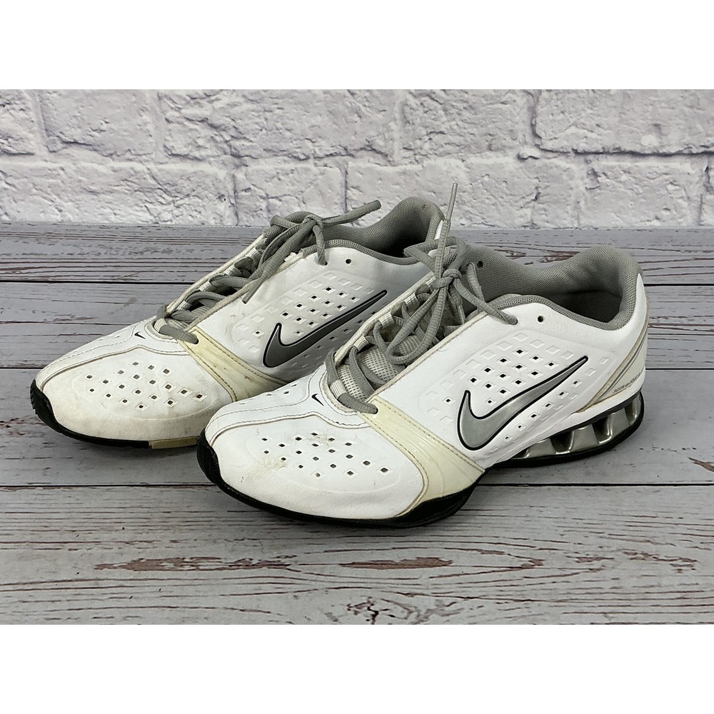 Nike Reax Rockstar Women's Training Shoes White Silver Grey US 9 EUR 40.5